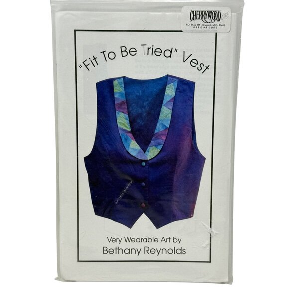 Lot Of 9 Sewing Patterns Vests Quilting Artsy Country Creative Fashion Vtg‎ 90's - Picture 8 of 11